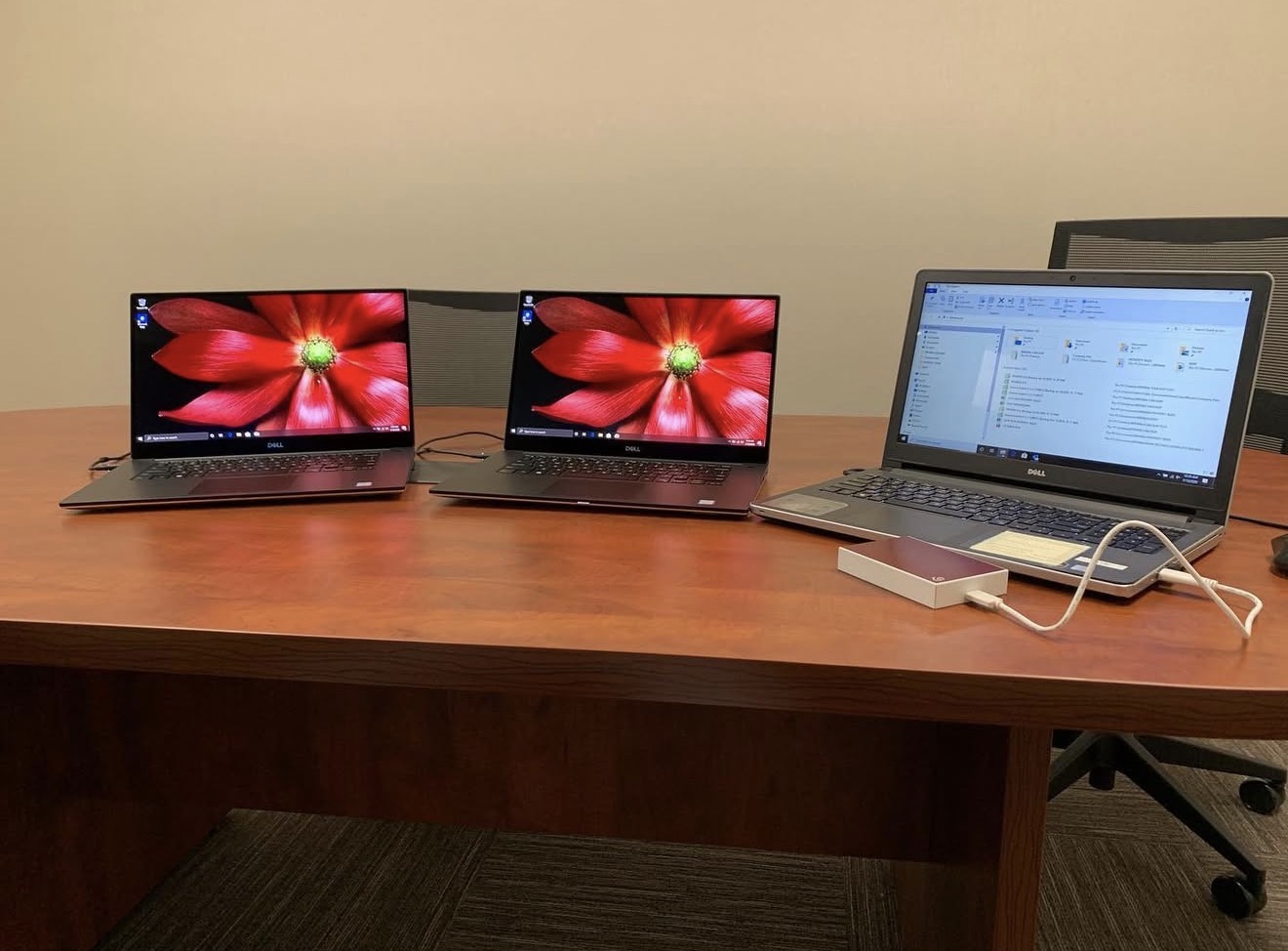 Data recovery on multiple laptops